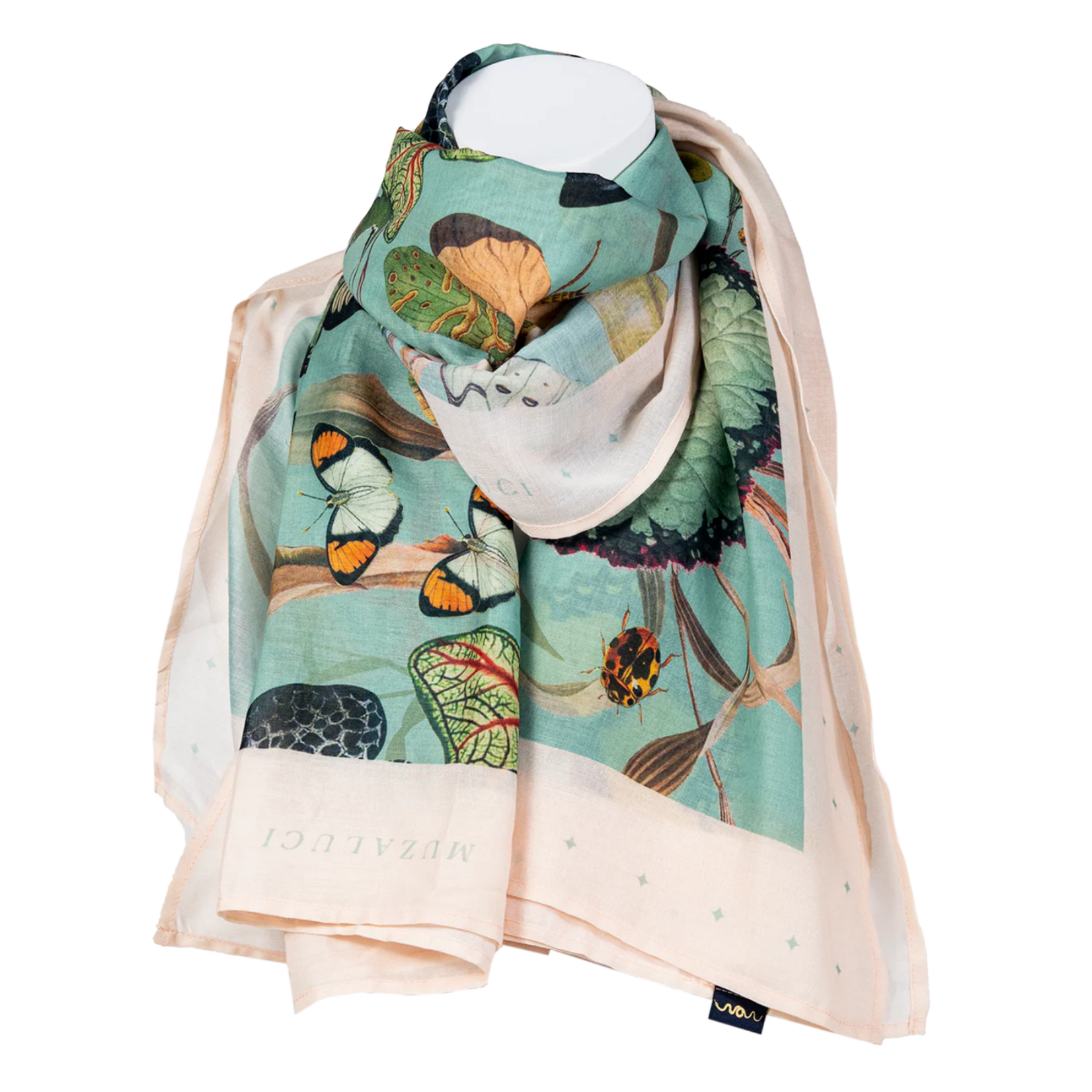 Muzaluci Sarong Butterfly Aqua