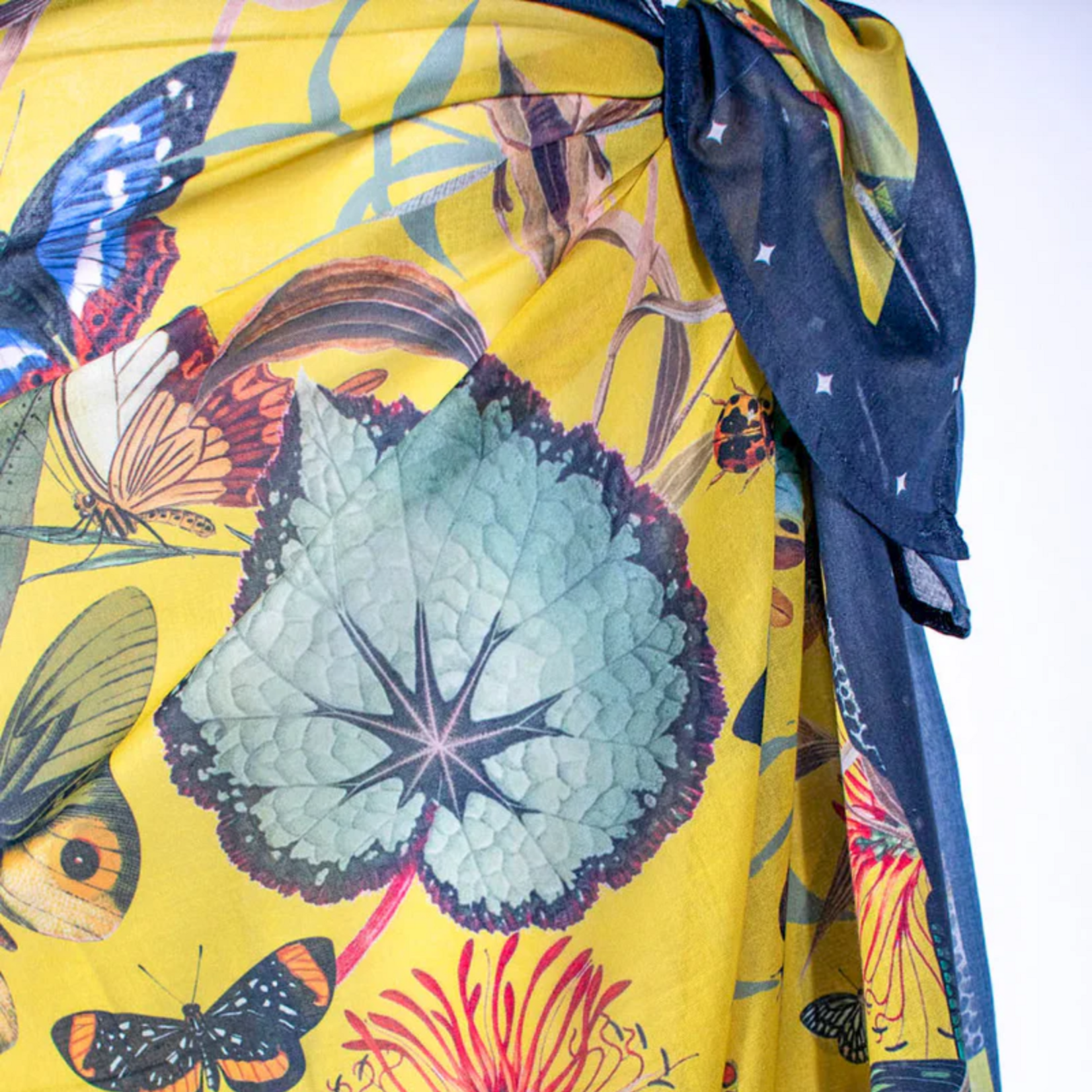 Muzaluci Sarong Butterfly Yellow