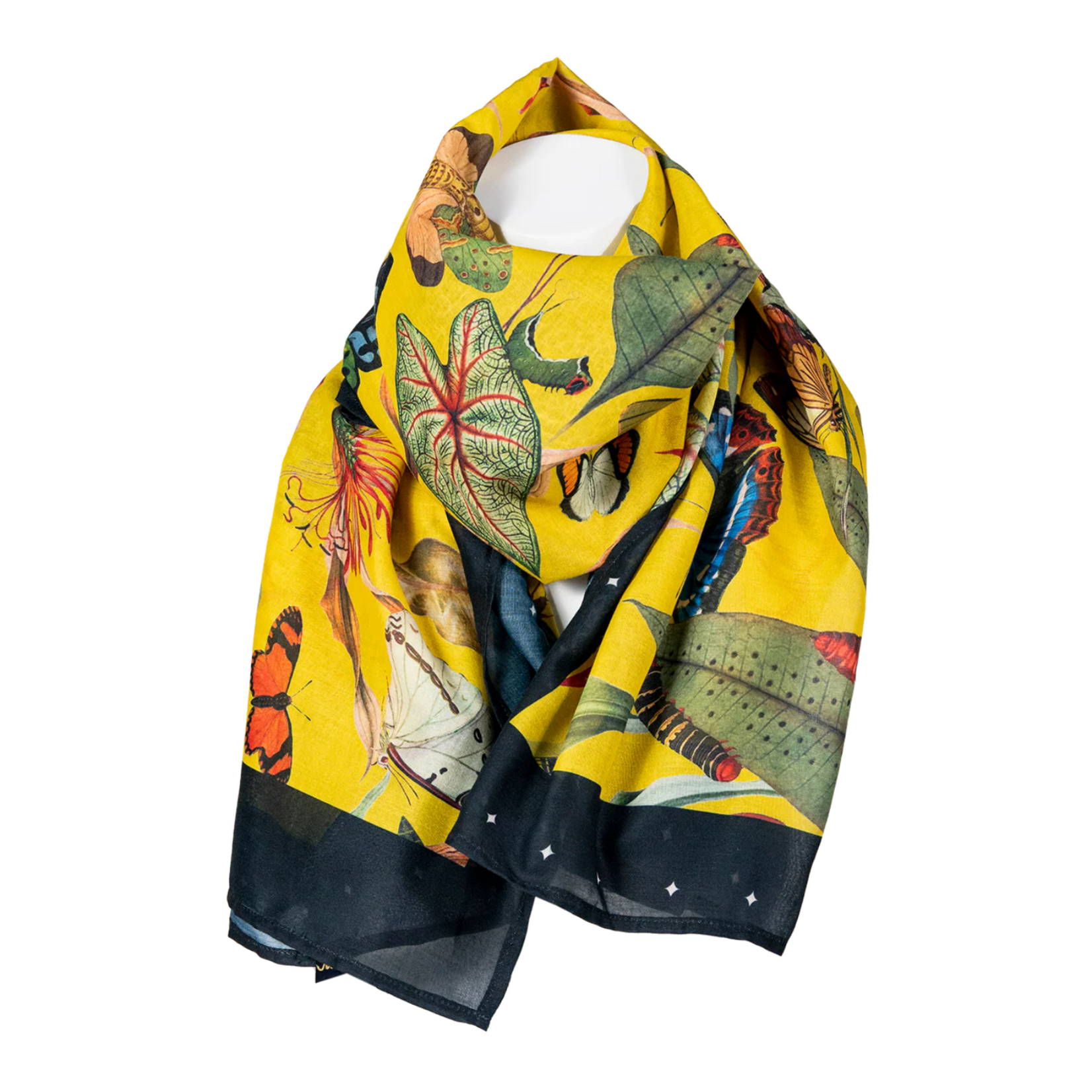 Muzaluci Sarong Butterfly Yellow