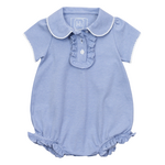Lila + hayes Gabby Girls Bubble Blue Stripes