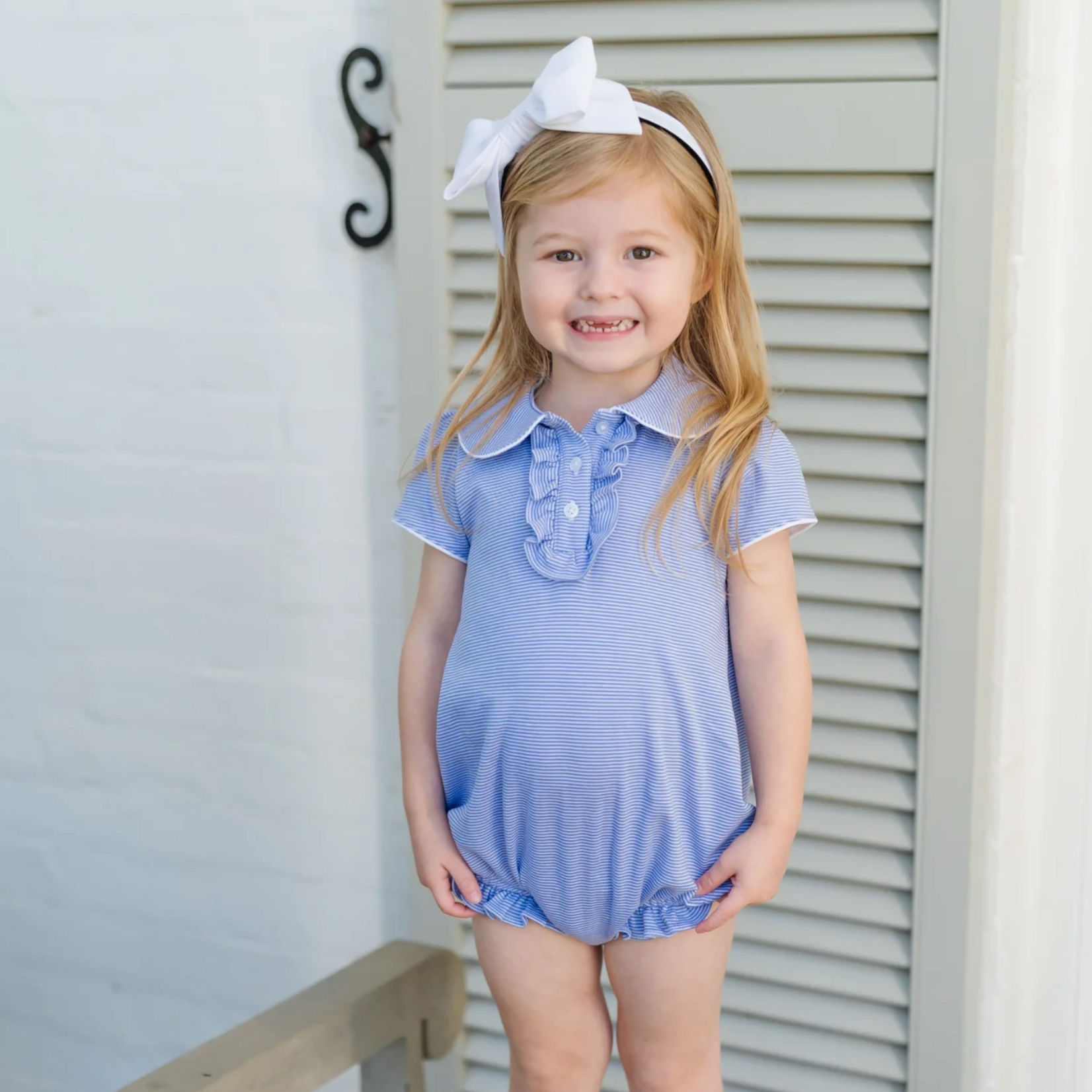 Gabby Girls Bubble Blue Stripes