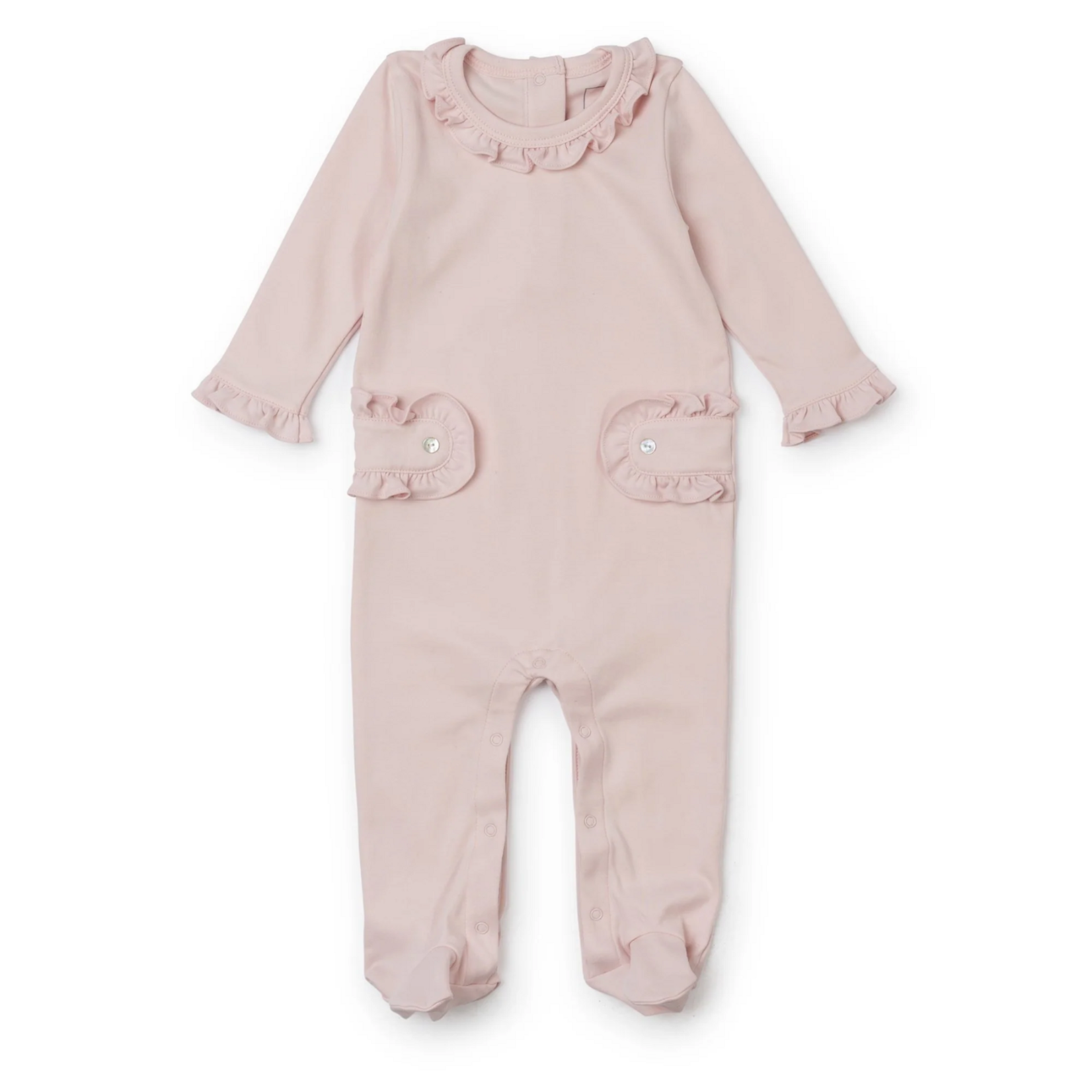 Lucy Pima Cotton Romper Light Pink