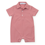 Lila + hayes Austin Boys Performance Shortall Red Stripes