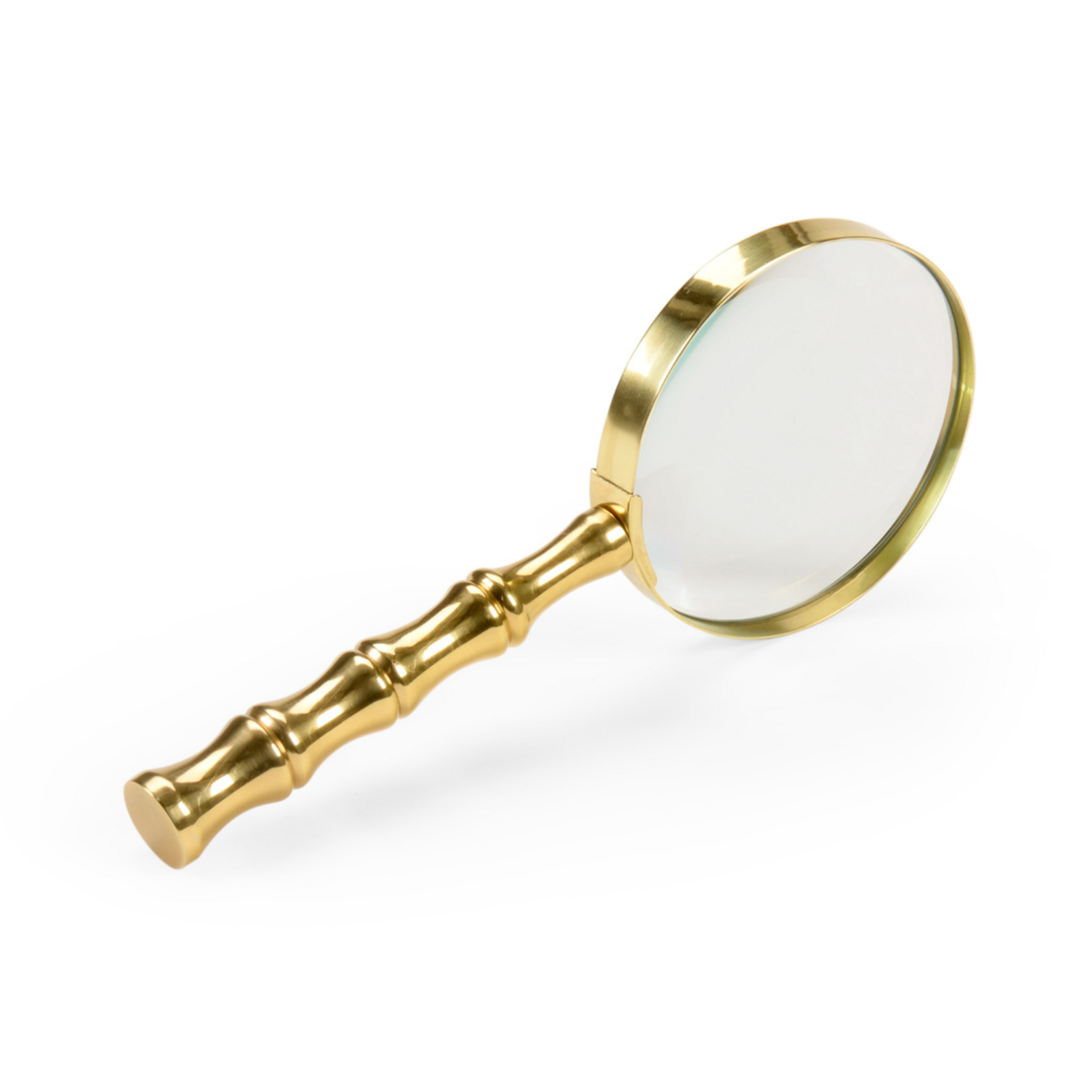 Bamboo Magnifier Brass