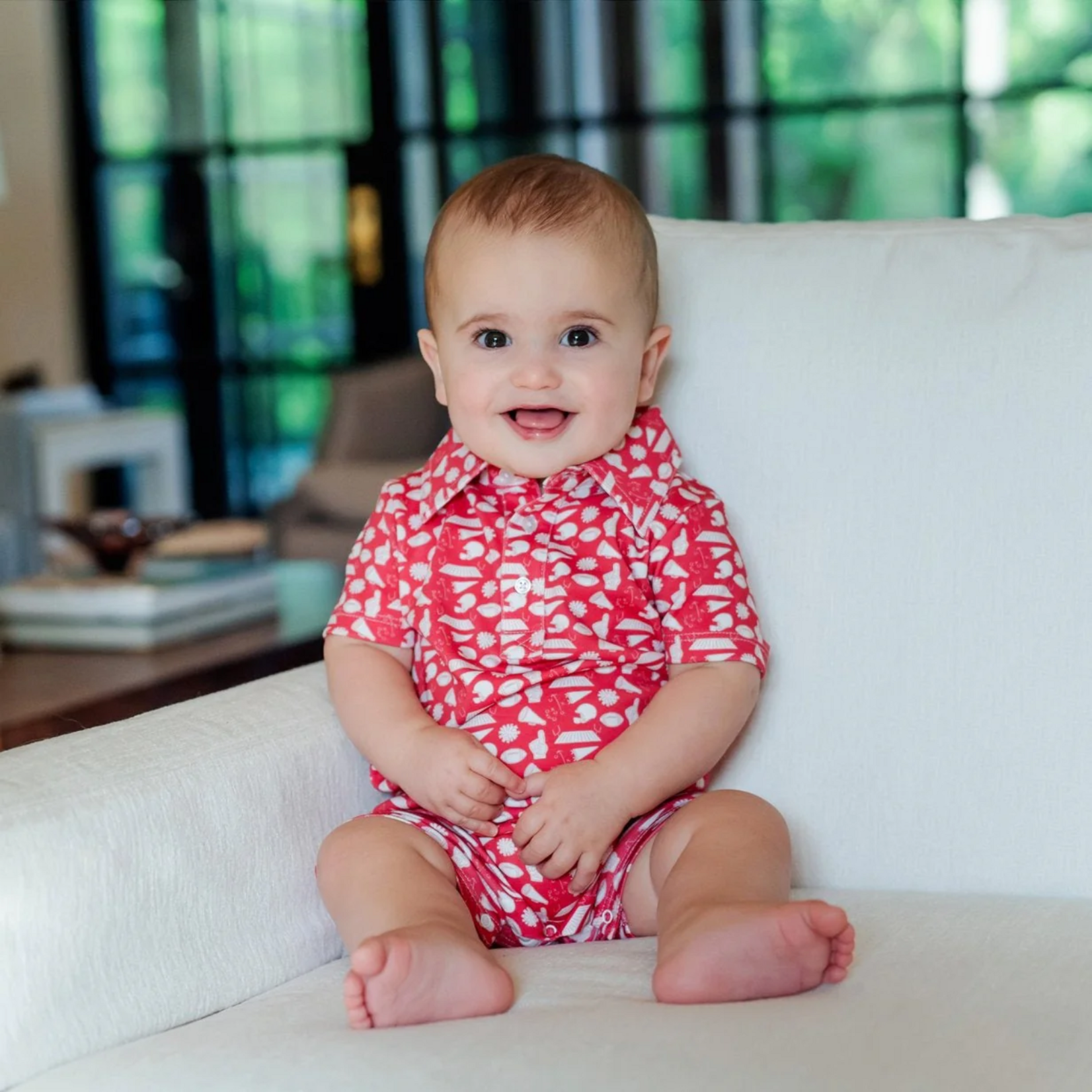 Tripp Boys Polo Shortall Pep Rally Red