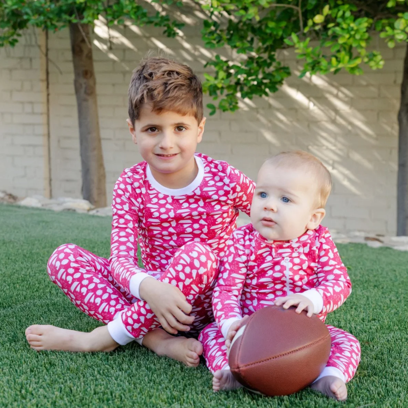 Parker Zipper Pajama Pep Rally Red