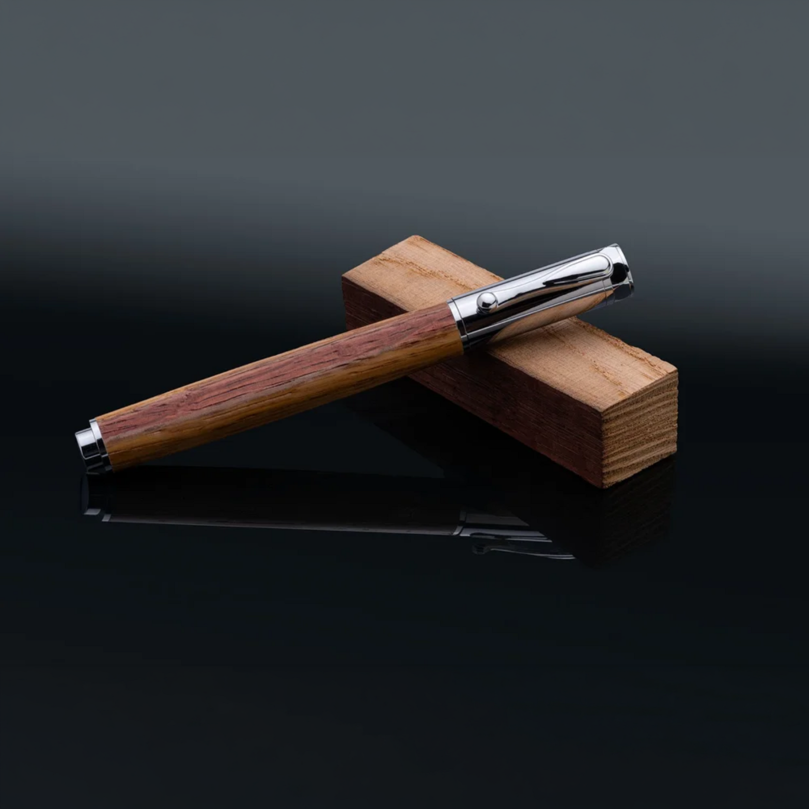 Wine Barrel Magnetic Rollerball Pen