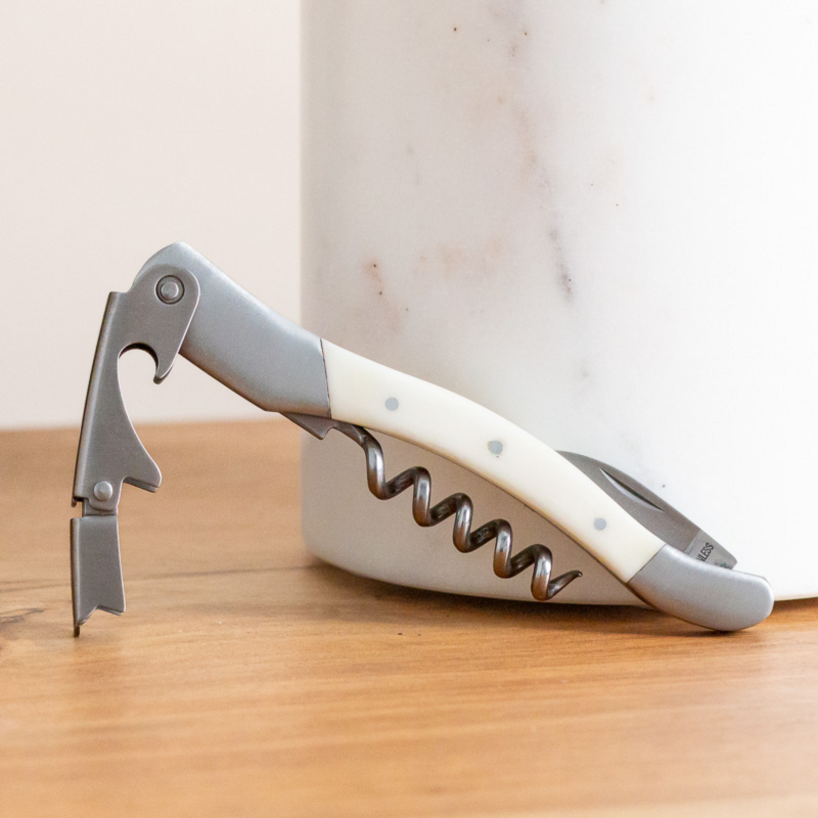 Bone Corkscrew in Wooden Box