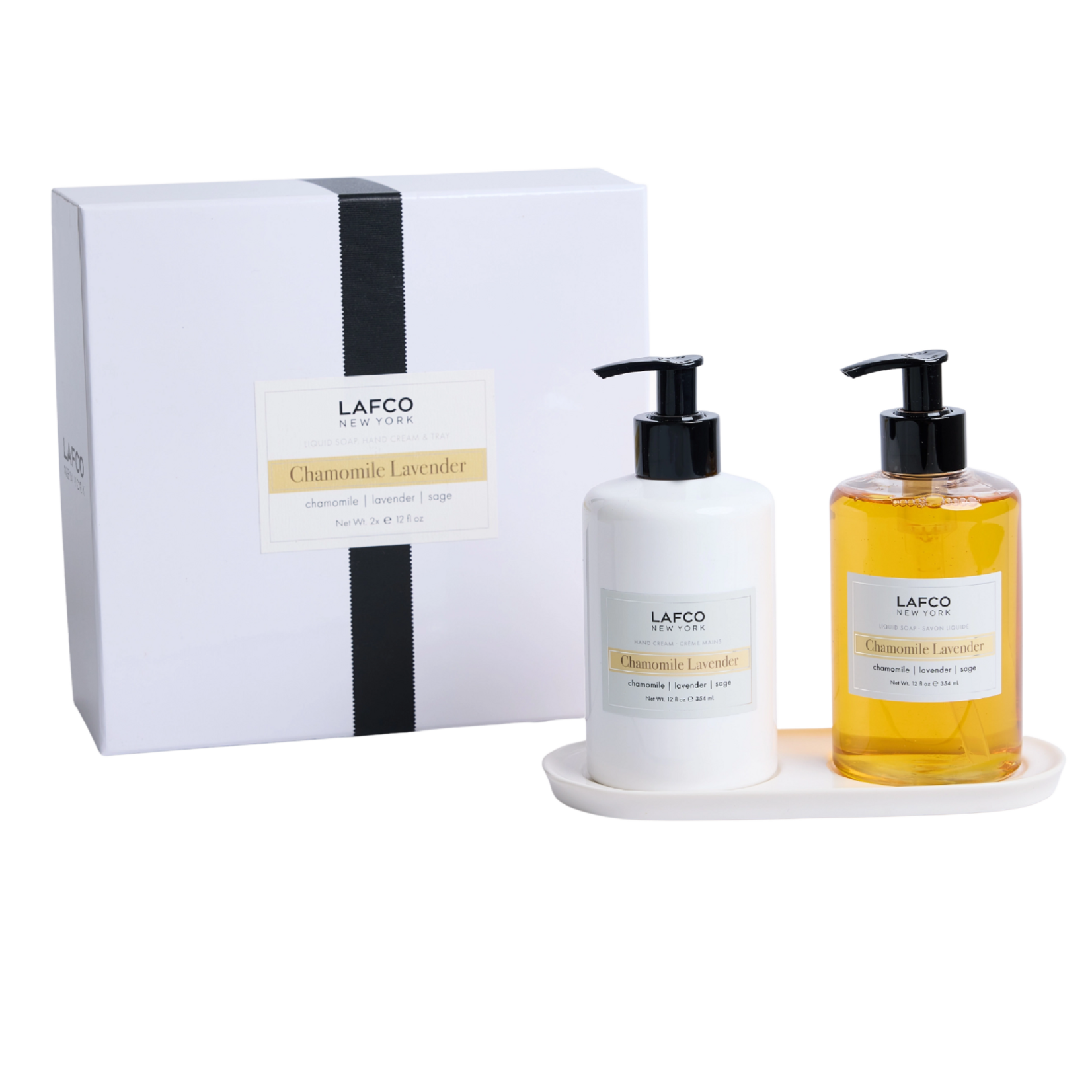 Lafco Lafco Chamomile Lavender Hand Care Set with Tray