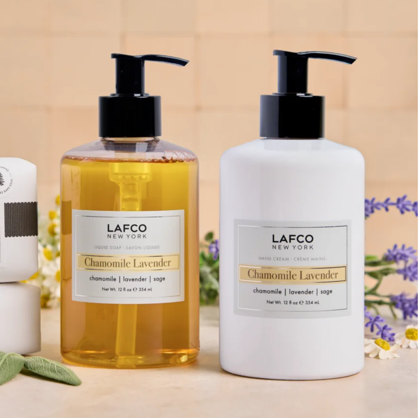 Lafco Lafco Chamomile Lavender Hand Care Set with Tray