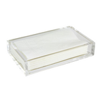 Lucite Bathroom Napkin Tray