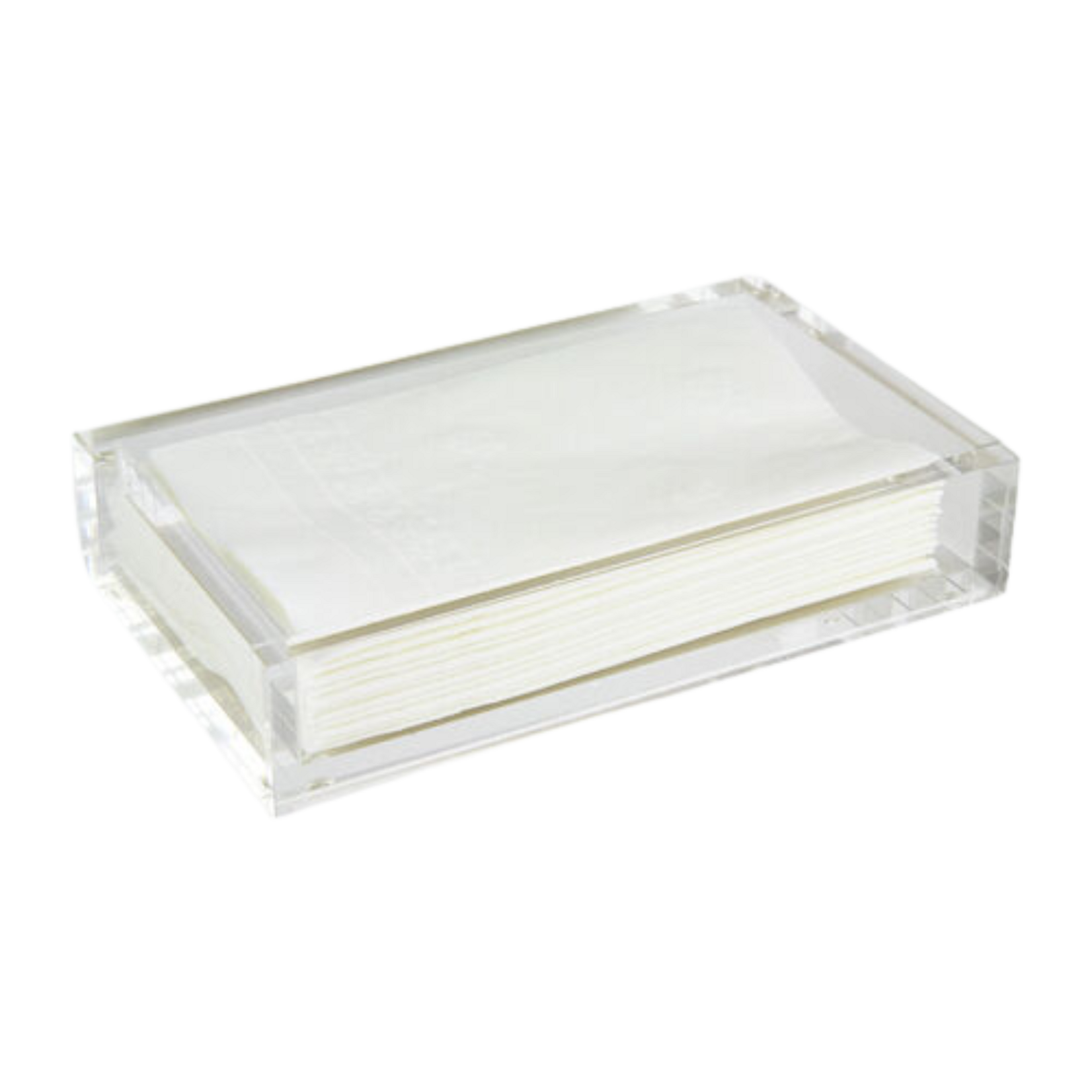 Lucite Bathroom Napkin Tray