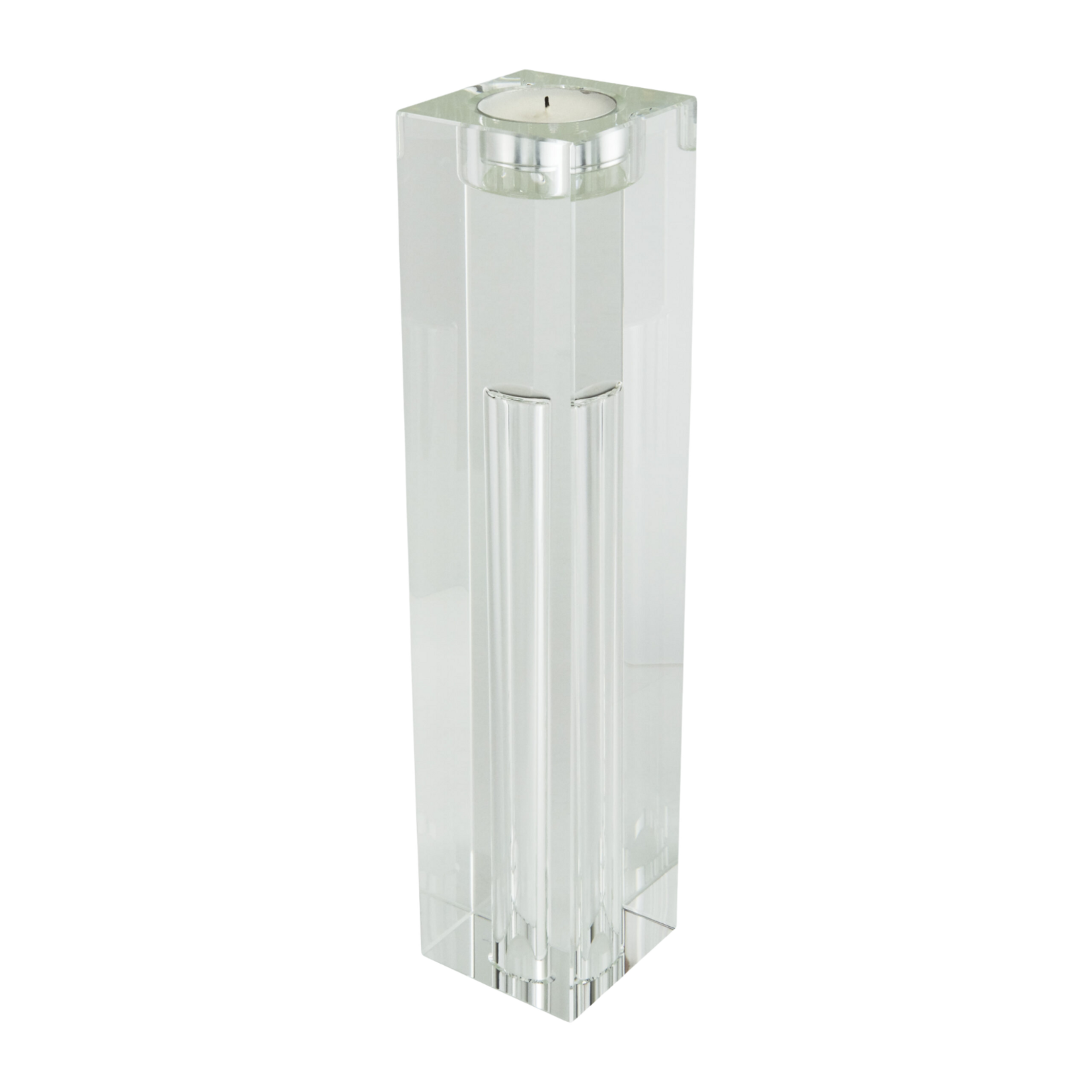 Crystal Glass Bud Vase Tealite - Large