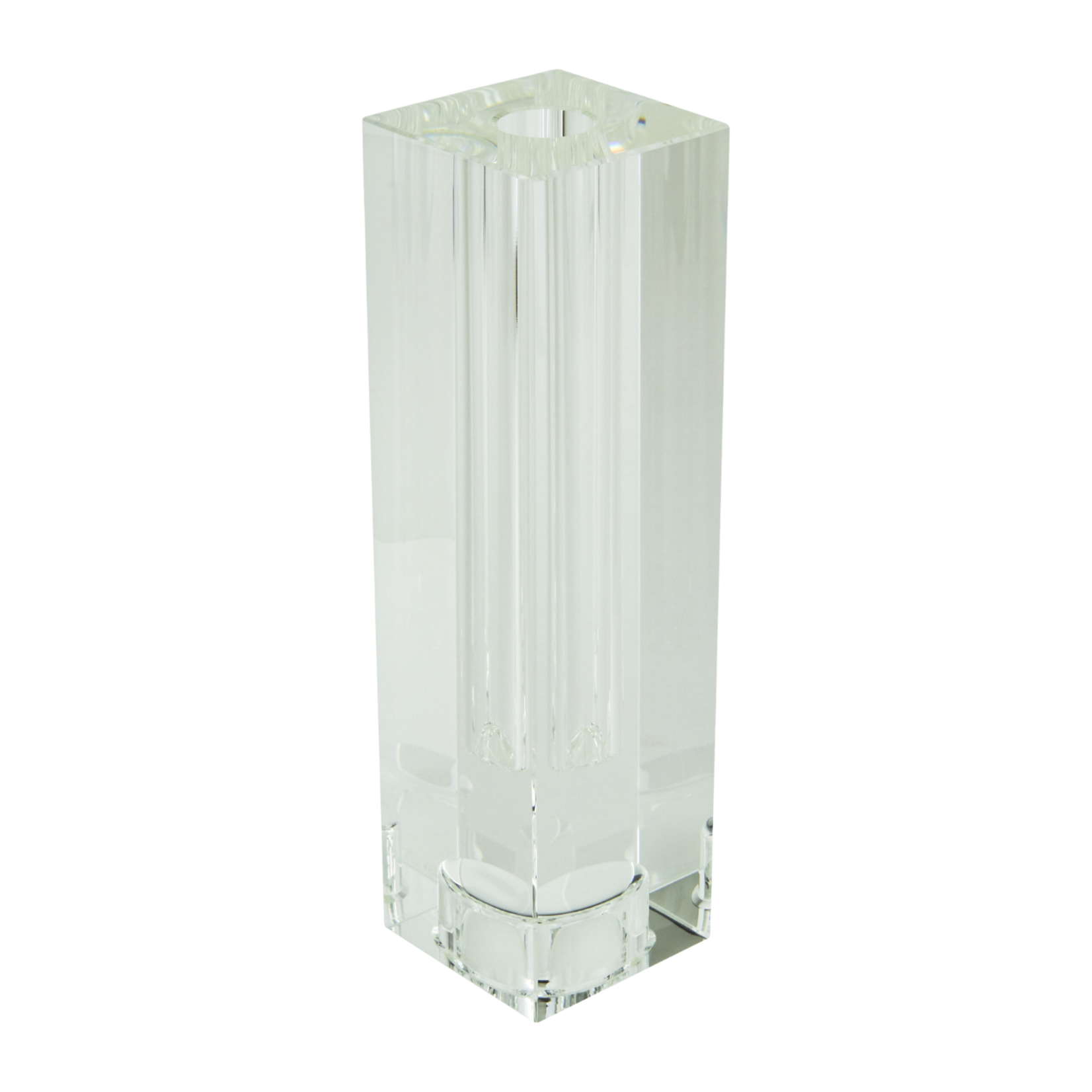 Crystal Glass Bud Vase/Tealite - Medium