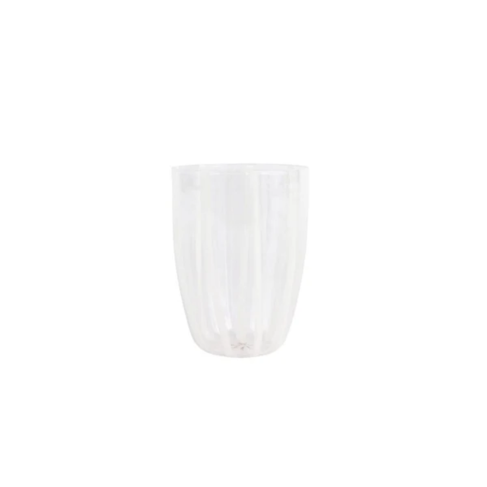 Vietri Vietri Nuovo Strip White Tall Tumbler