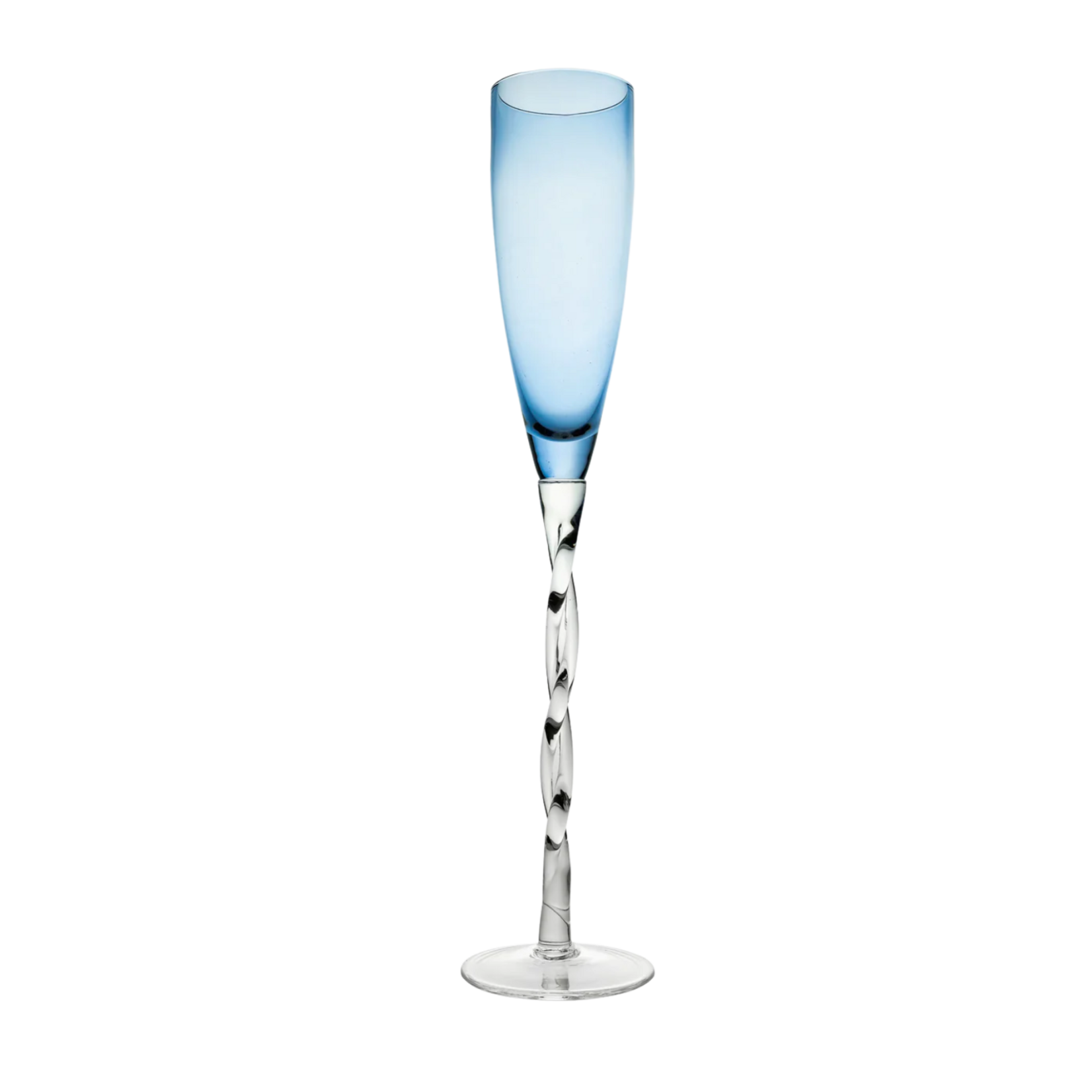 Abigails Adriana Champagne Glass Cobalt