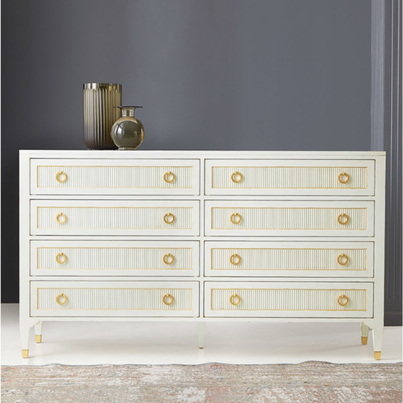 Modern History Swedish Reeded Dresser