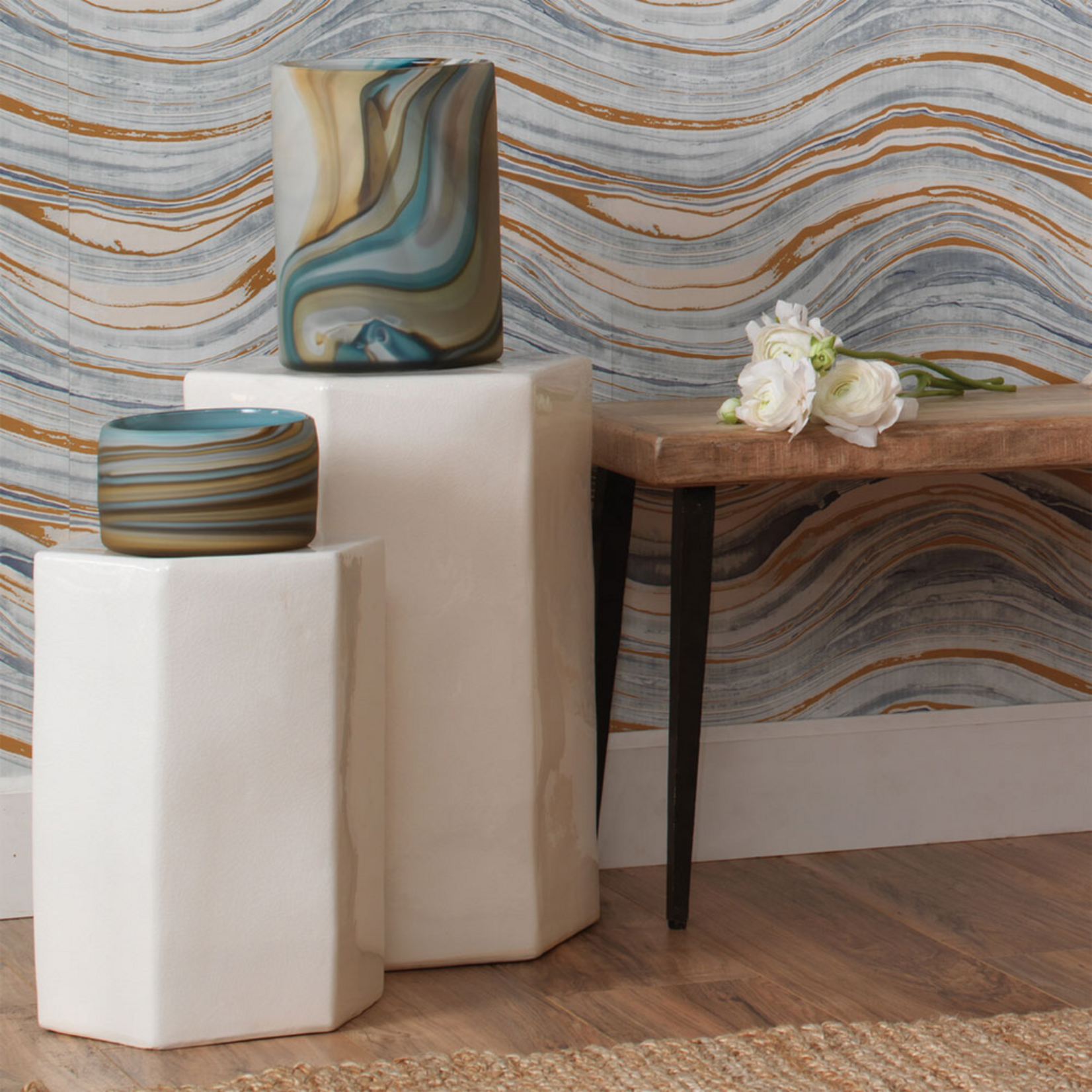 Porto Side Table White Large