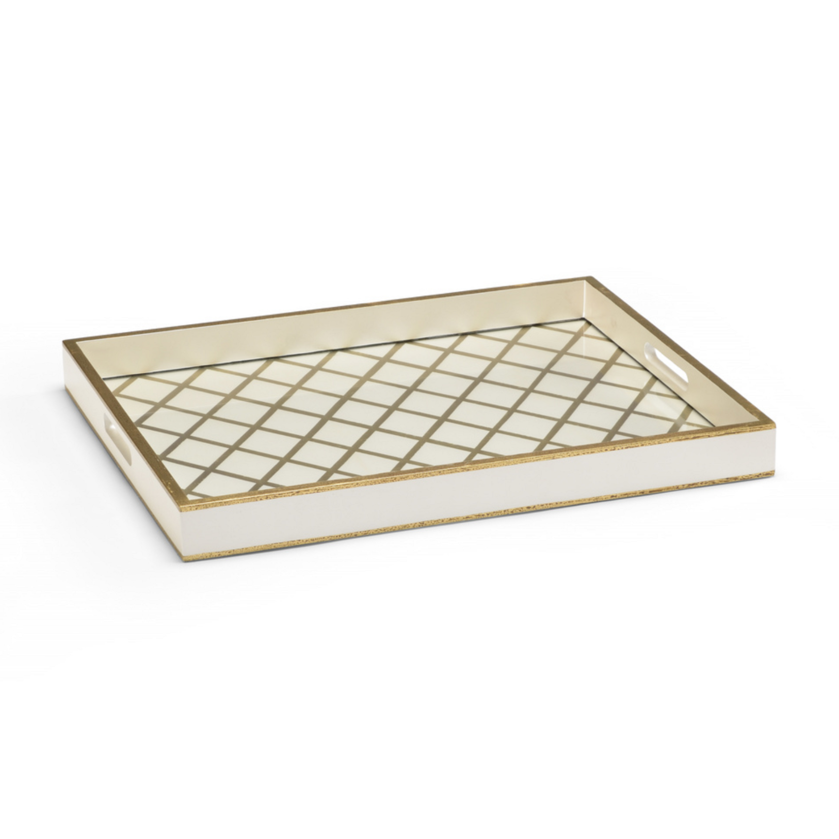 chelsea house Hand Decorated Gold Accent Tray