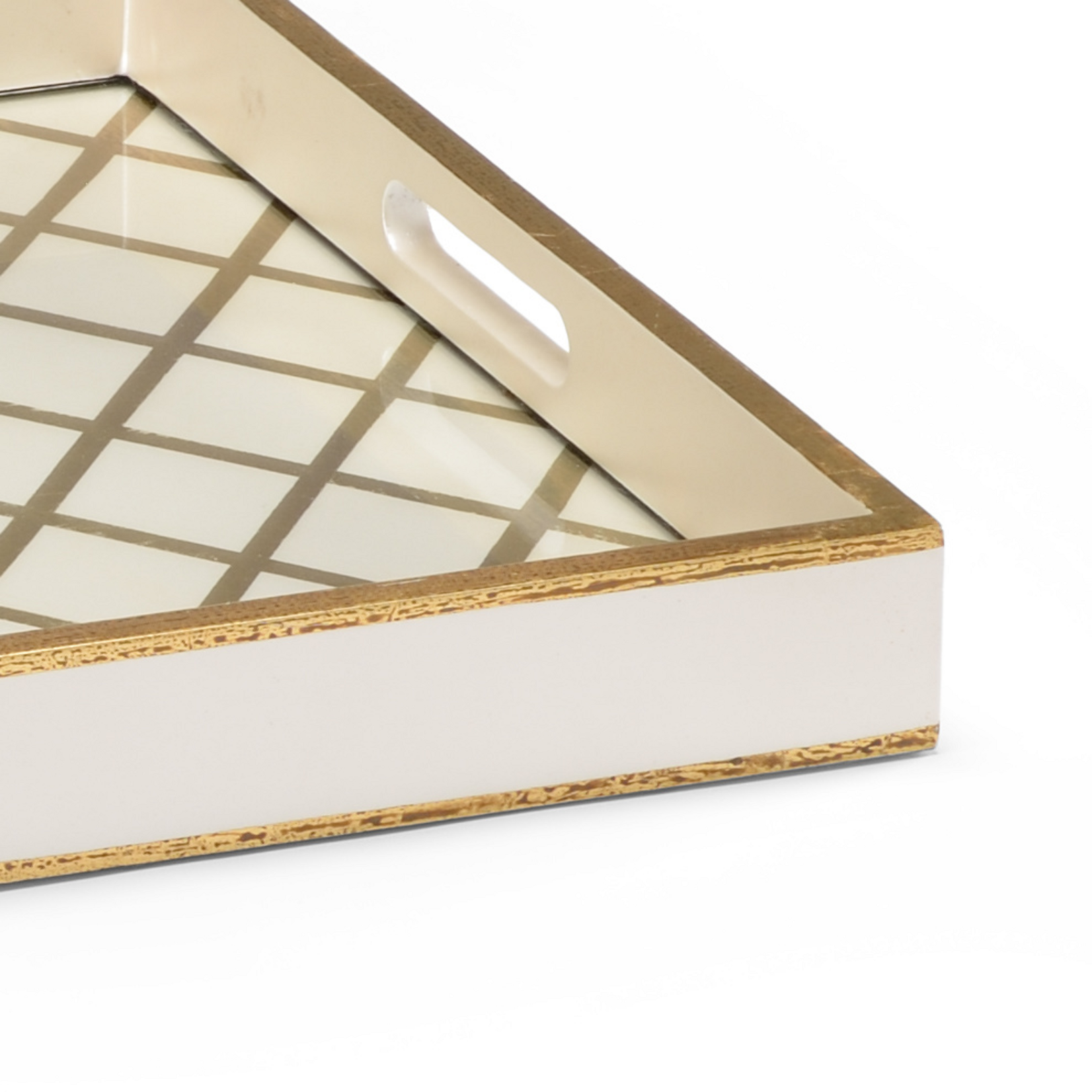 chelsea house Hand Decorated Gold Accent Tray