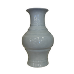 Van Cleve Collection Porcelain Vase Crackle Light Blue Gray