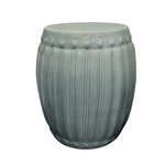 Porcelain Ribbed Stool/Table