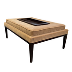 Wesley Hall Baylor Ottoman  Donatello Tan