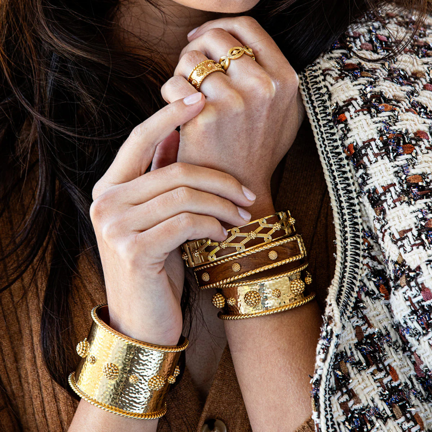 Juliska Berry Classic Cuff Gold
