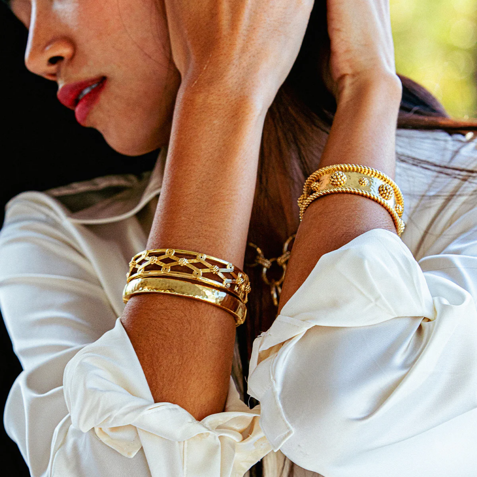 Juliska Berry Classic Cuff Gold