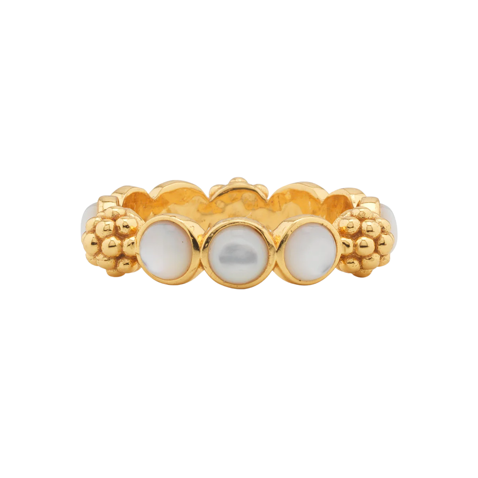 Juliska Berry Gem Ring Mother of Pearl