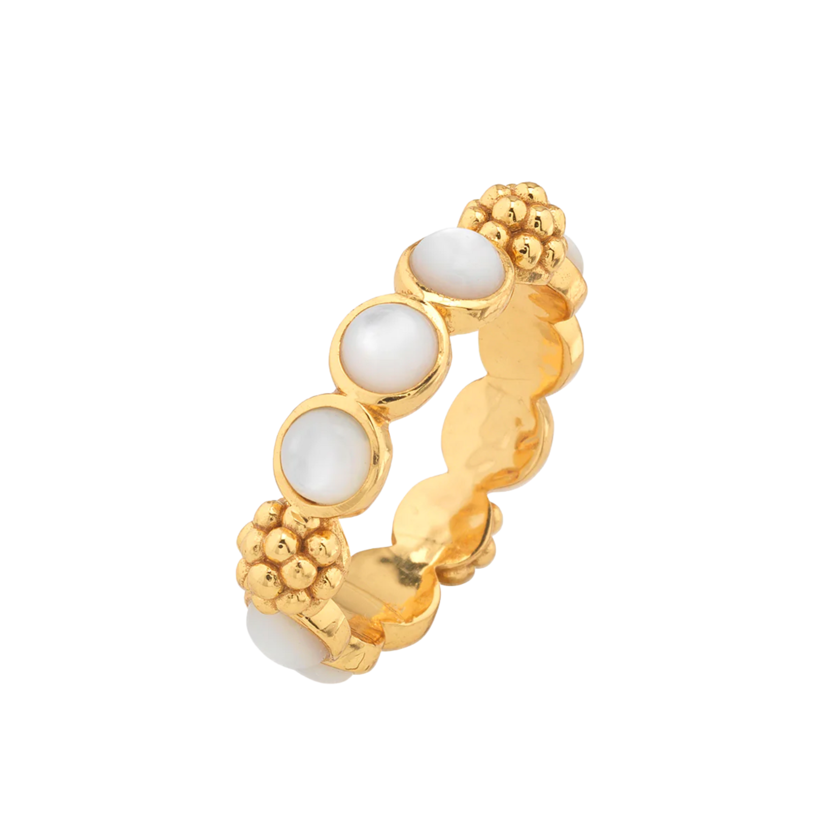 Juliska Berry Gem Ring Mother of Pearl