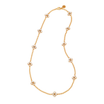 Juliska Berry Clover Double Sided Necklace - Mother of Pearl