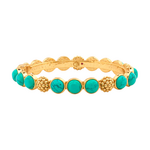 Juliska Berry Gem Hinged Bangle Turquoise