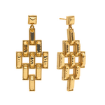 Juliska Pathway Post Drop Earring - Gold