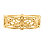 Juliska Monique Hinged Bangle - Gold