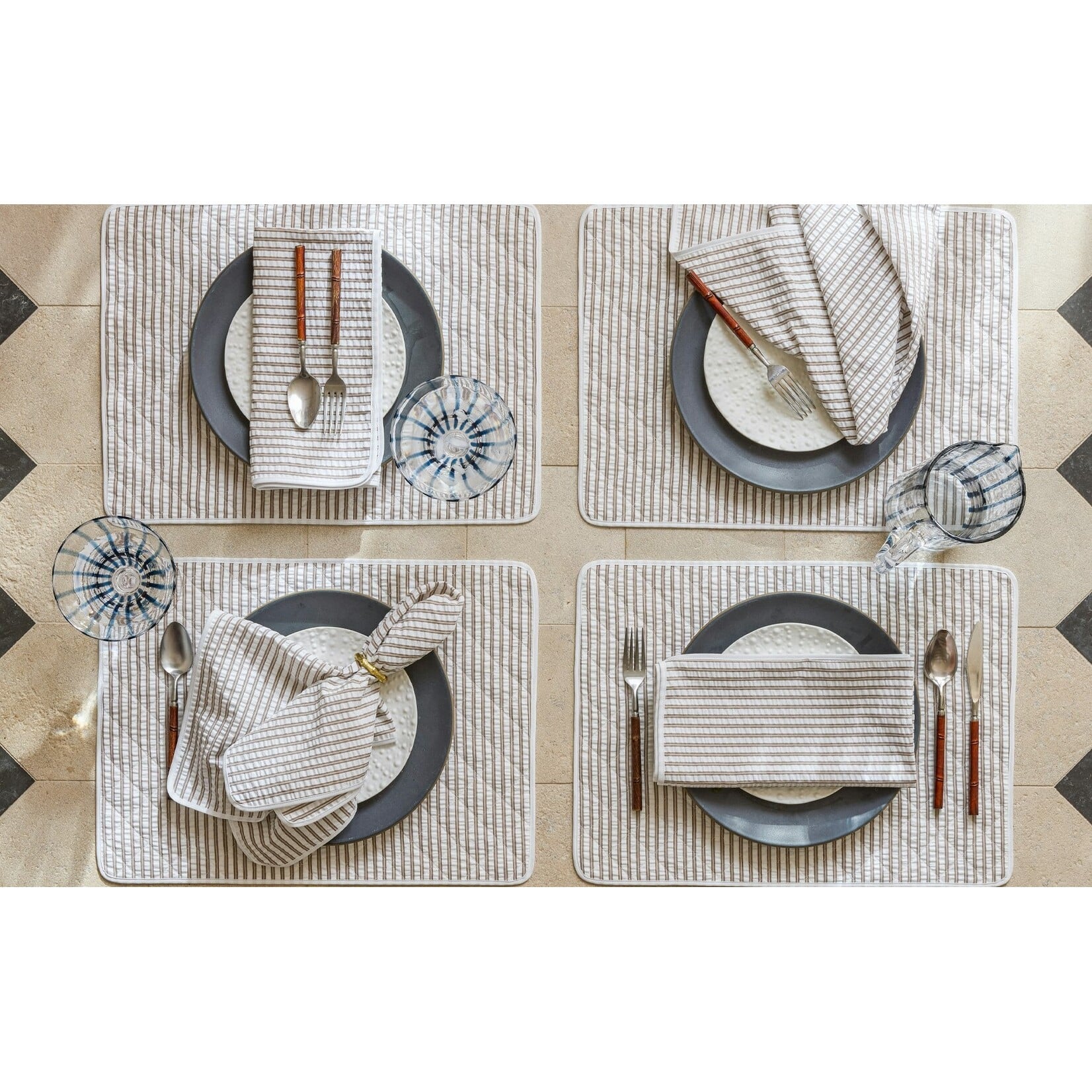 Matouk Matteo Napkins s/4 Natural