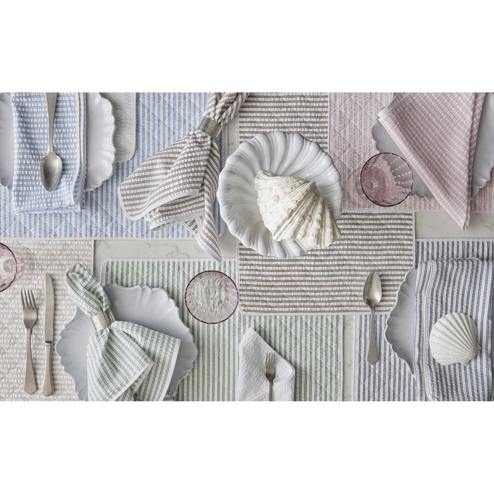 Matouk Matteo Napkins Set of 4 - Natural