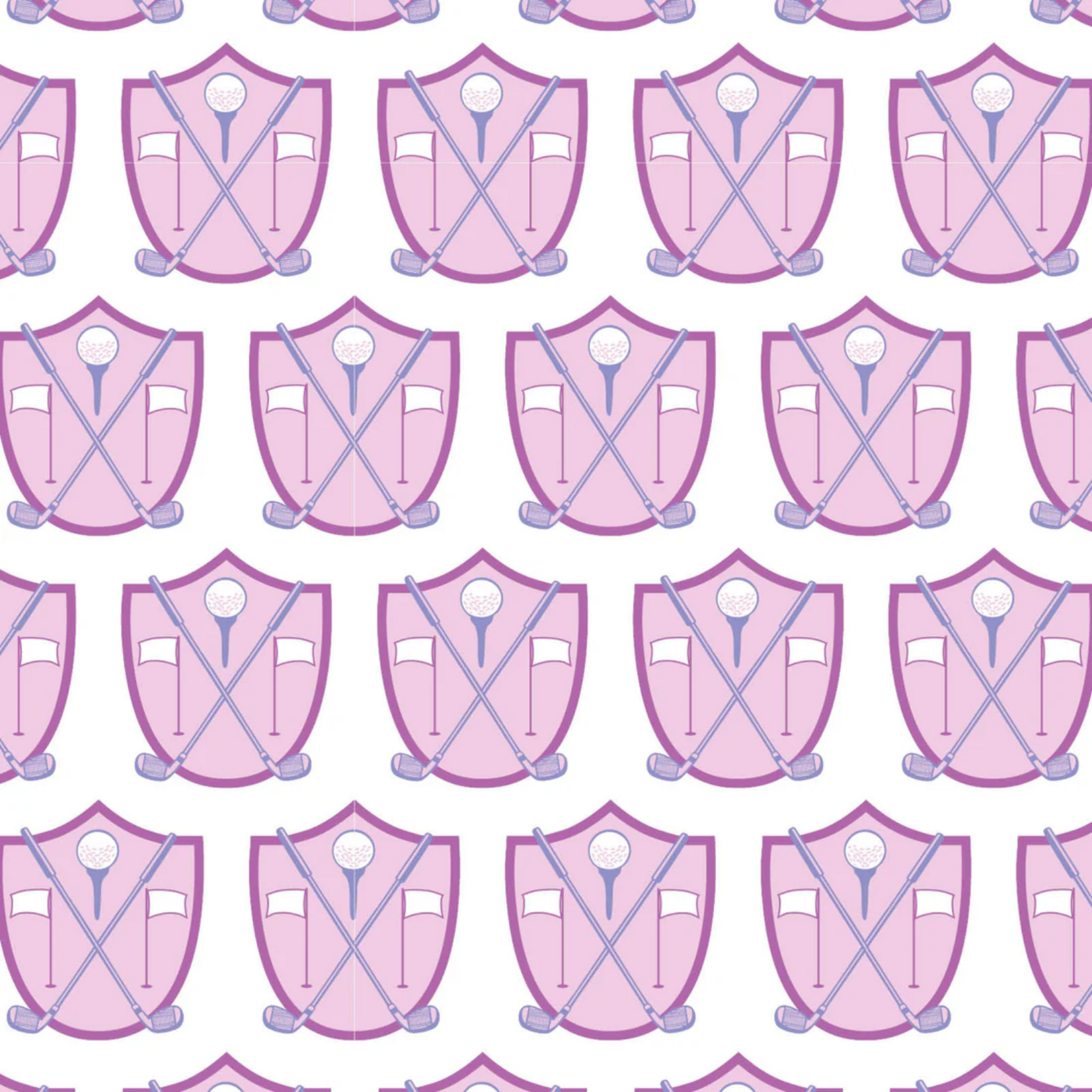Lila + hayes Gabby Girls Bubble Golf Crest - Pink