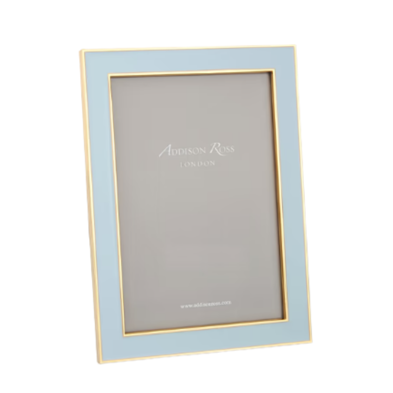 Addison Ross Addison Ross Powder Blue Enamel & Gold Frame