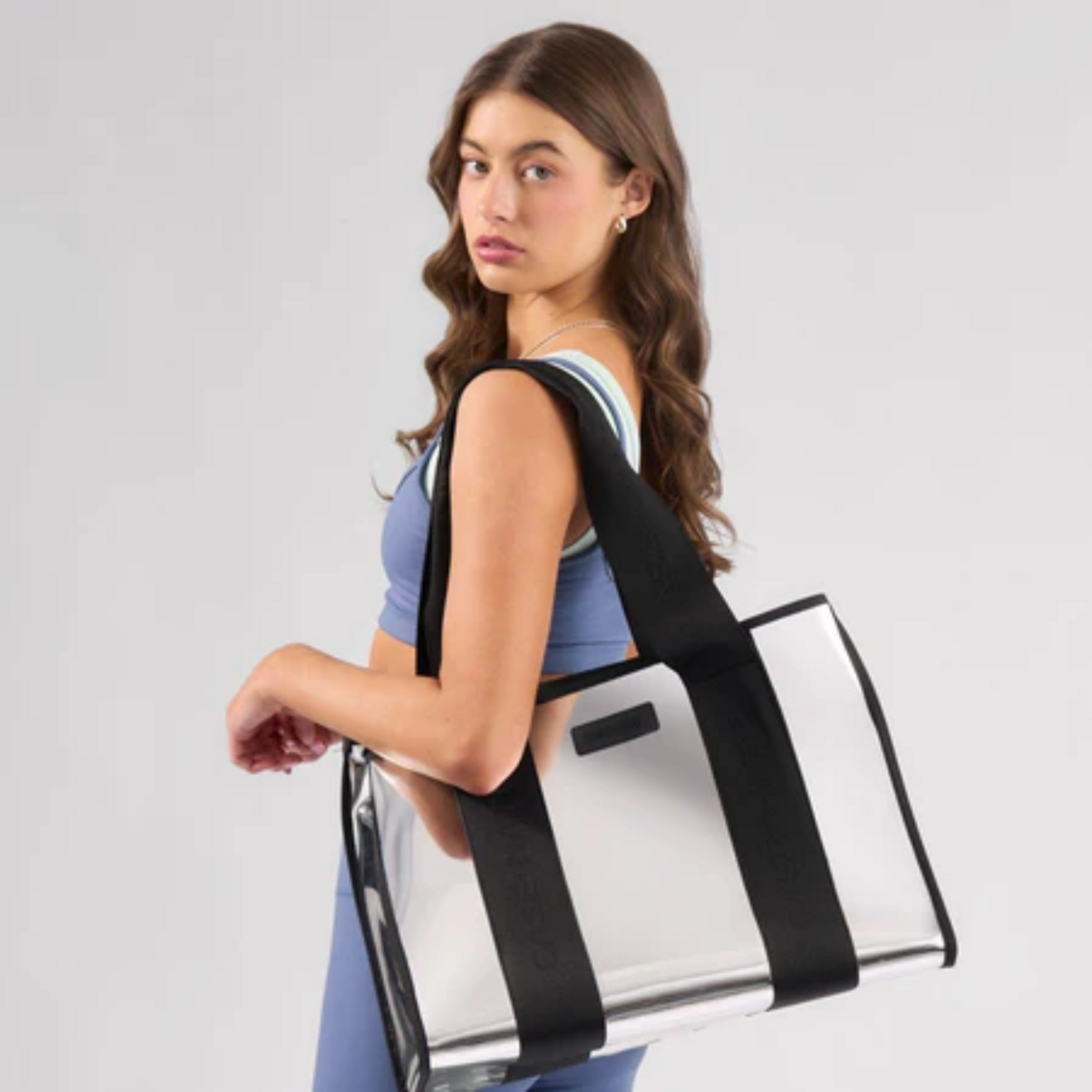 Case Mate JellyTote & Phone Pouch - Silver Chrome