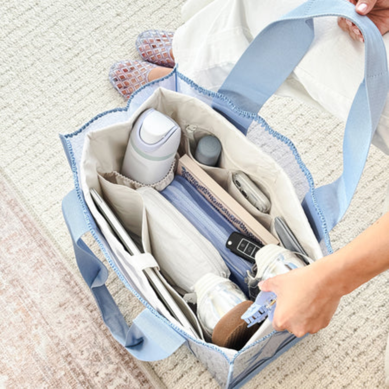 Case Mate Jelly Tote Organizer - French Vanilla