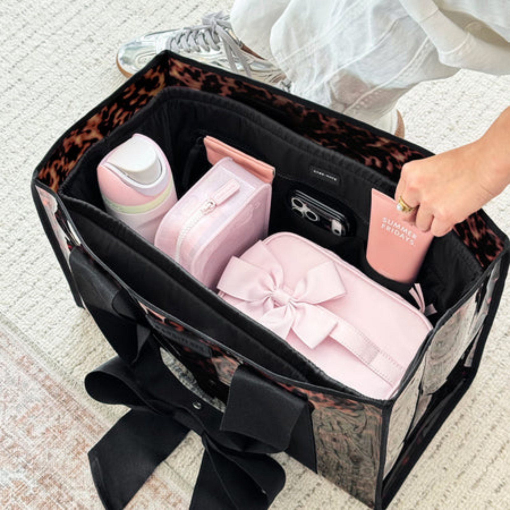 Case Mate Jelly Tote Organizer- Midnight Black