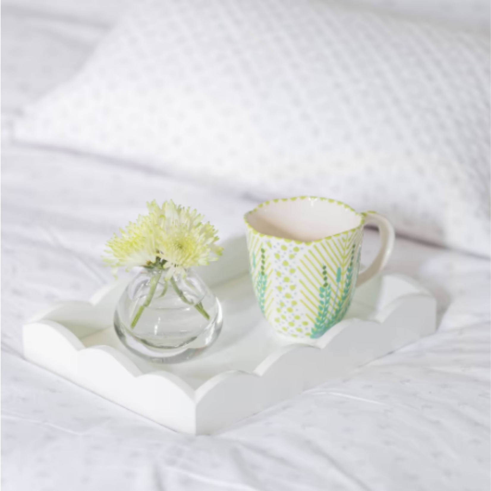 Addison Ross Small Lacquered Scallop Tray