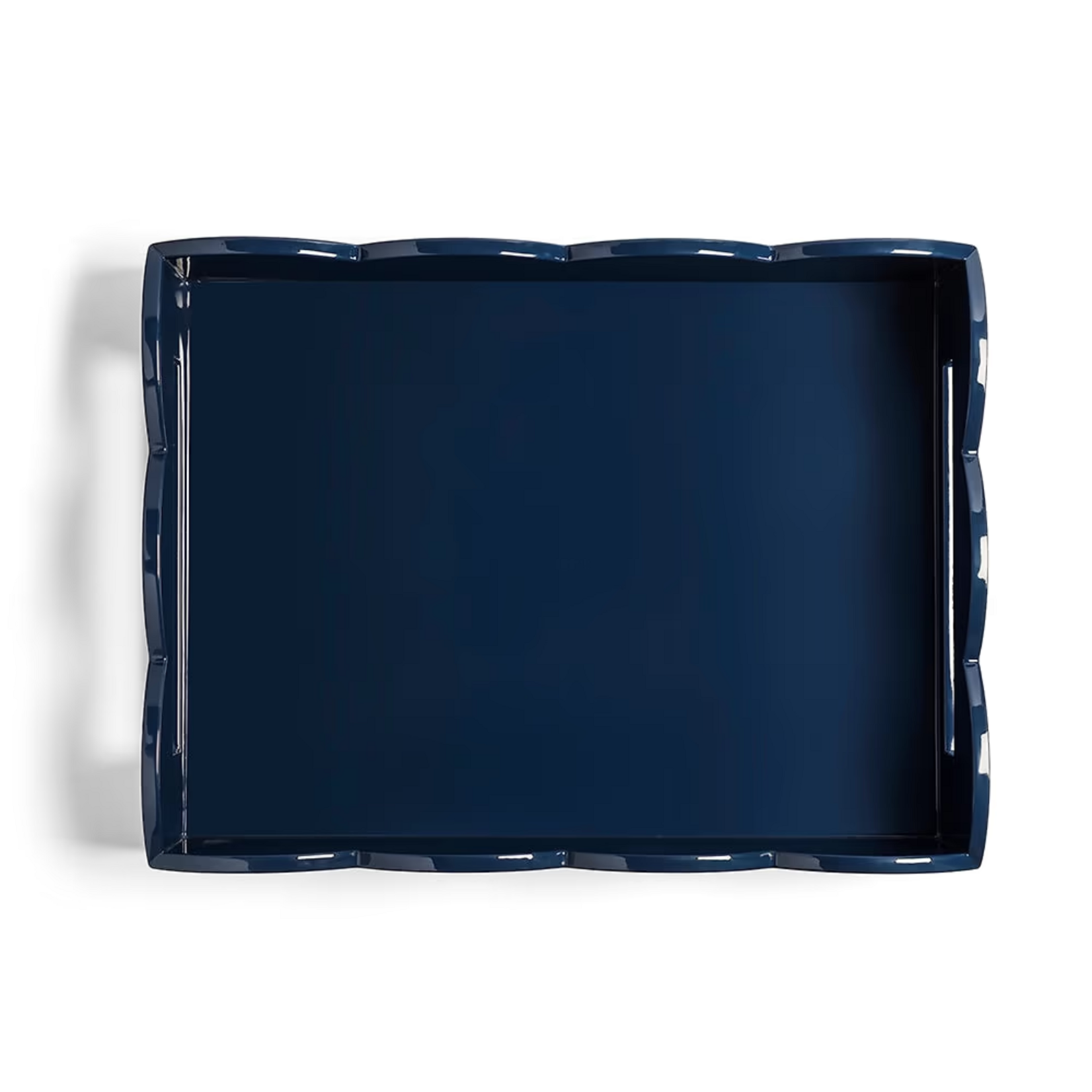 Addison Ross Medium Lacquered Scallop Two-Tone Tray