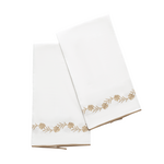 Matouk Matouk Daphne Guest Towel Set of Two - Linen