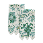 Matouk Matouk Pomegranate Guest Towel Set of Two - Emerald
