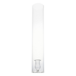 Abigails Two-Piece Candleholder with Cylinder - Clear