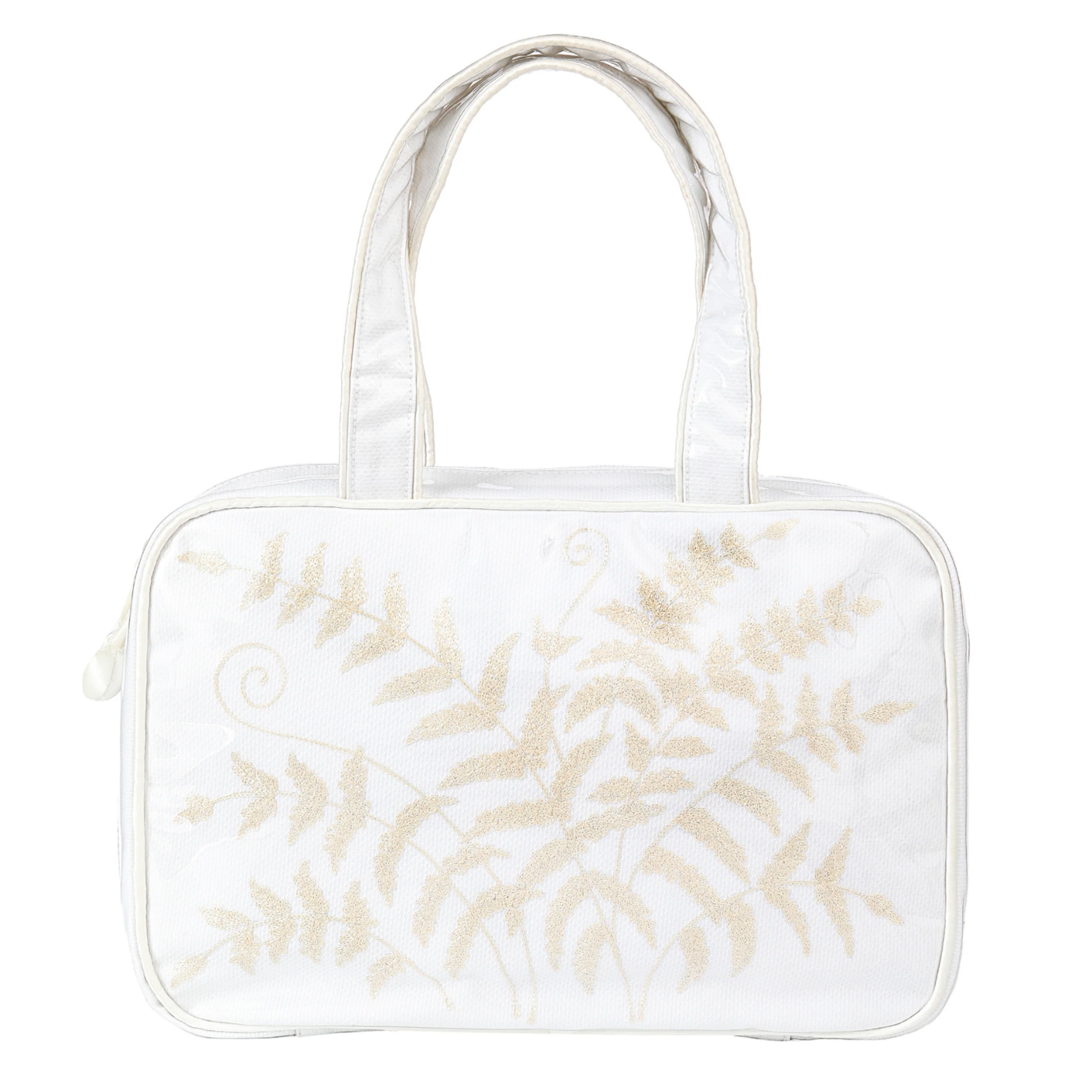 Fern Hanging Cosmetic Bag - Ivory