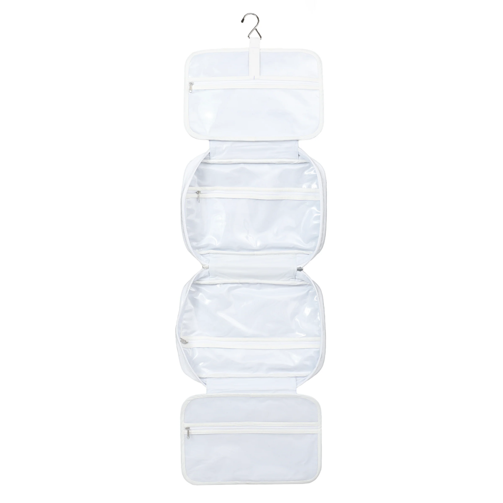 Fern Hanging Cosmetic Bag - Ivory
