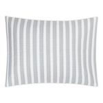 Matouk Matouk Apollo Stripe Matelasse King Sham Knife Edge - Dove